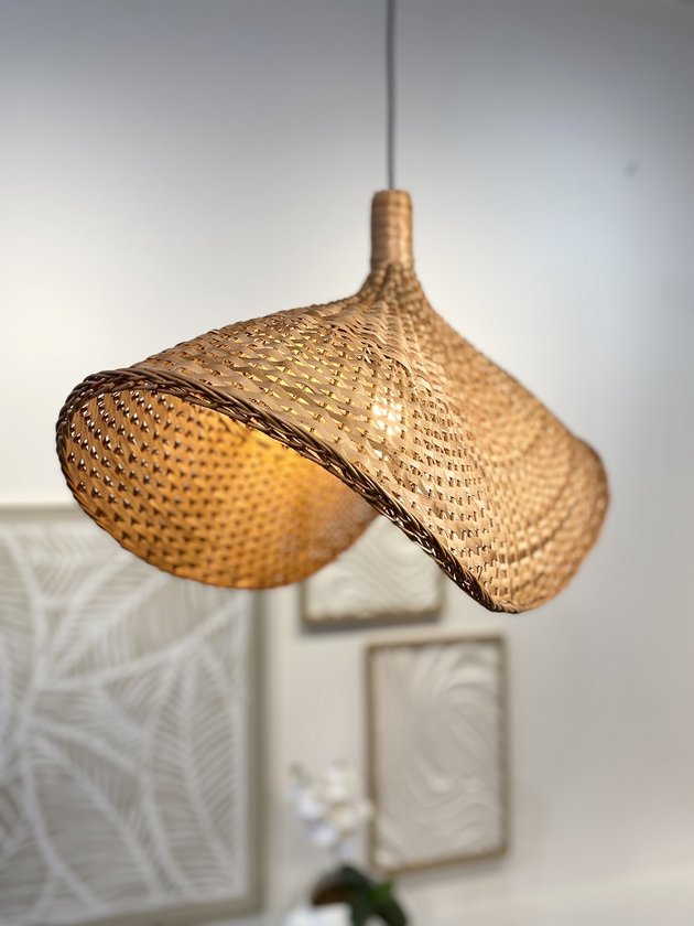 luminaria de vime lili casa