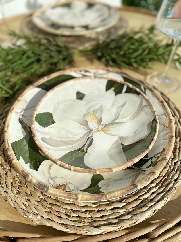 prato de jantar magnolia lili casa
