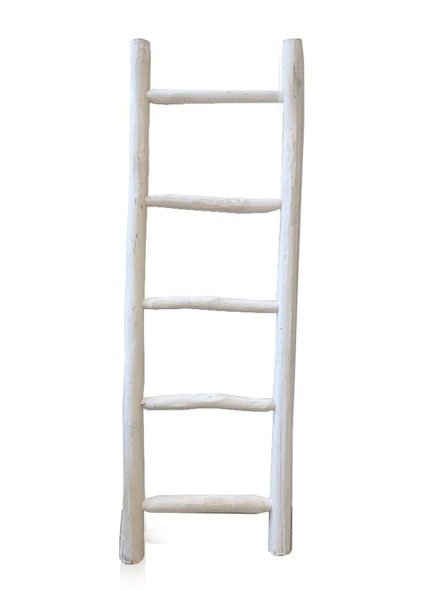 escada madeira branco 1 50m lili casa