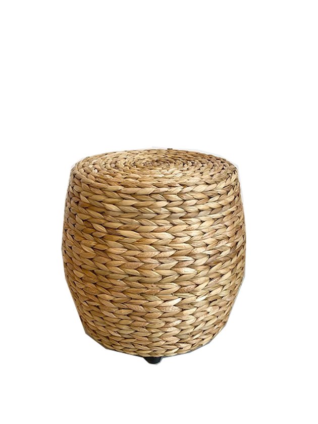 puff mesa palha redondo cilindrico taboa lili casa