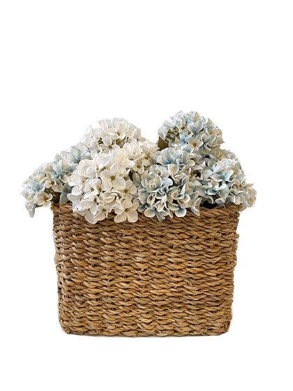 kit arranjo hortencia retangular lili home decor