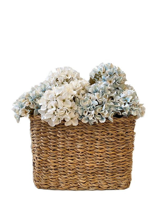kit arranjo hortencia retangular lili home decor