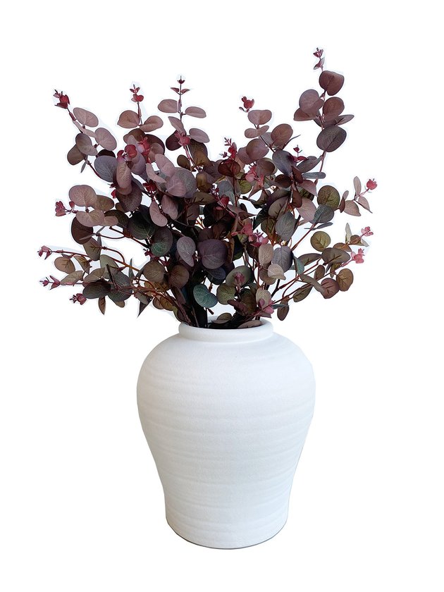 vaso kit decorativo outono flor lili home decor