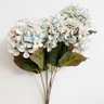 buque hortensia azul detalhe planta artificial toque lili home decor