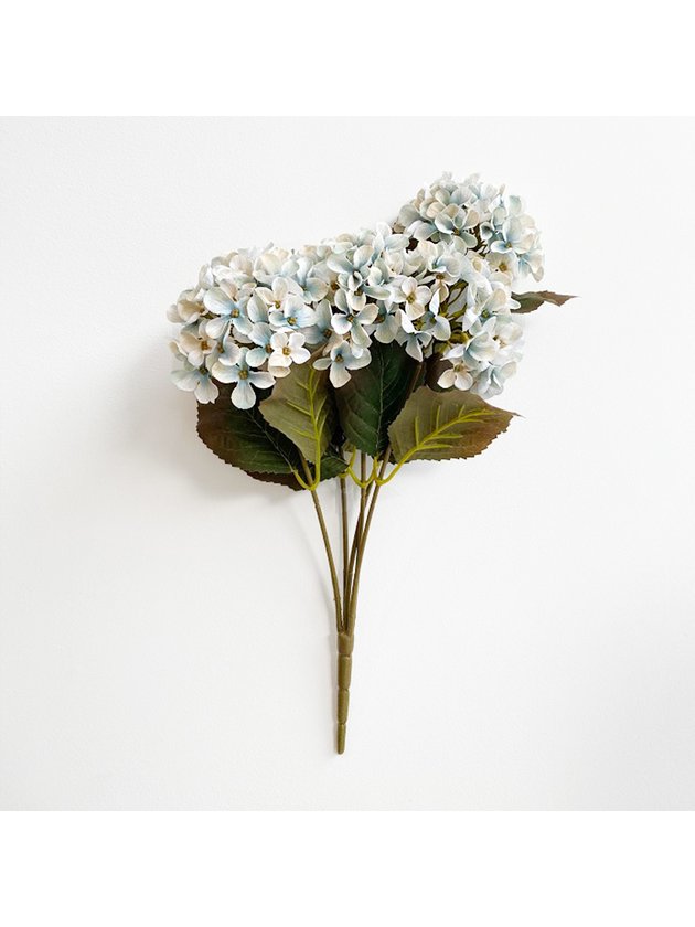 buque hortensia azul planta artificial toque lili home decor