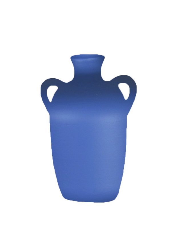 vaso de ceramica decorativo nordico grande para flores azul grande lili casa home decor