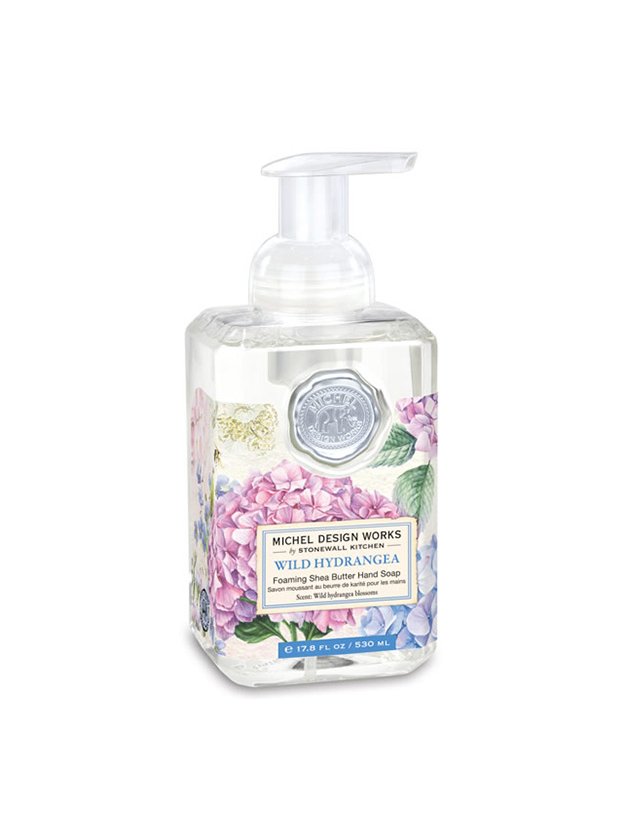 sabonete liquido wild hydrangea grande michel works 530ml