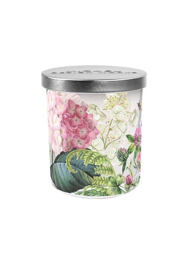 vela com com tampa wild haydrangea michel design works lili home decor