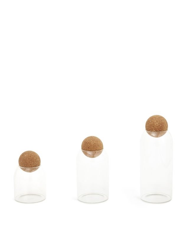 18662 kit pote decorativo vidro lili home decor