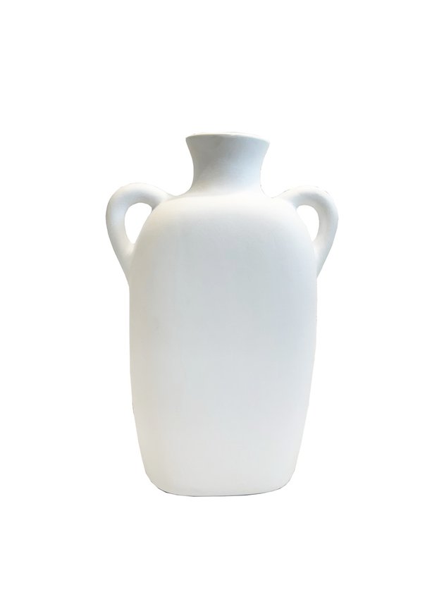 vaso de ceramica decorativo nordico grande para flores branco grande lili casa e construcao