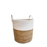 cesto seagrass algodao com alca m lili casa home decor