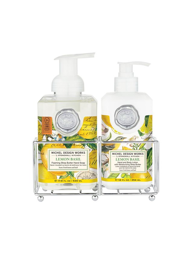 kit sabonete liquido michel design works lili casa home decor Cotton Lemon Basil1
