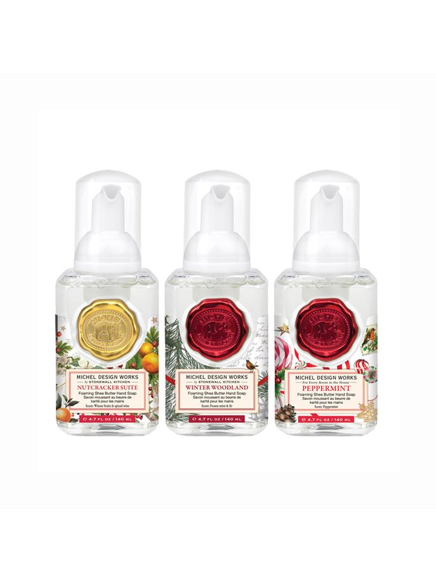 kit sabonete liquido michel design works lili casa home decor Nutcracker Woodland Peppermint