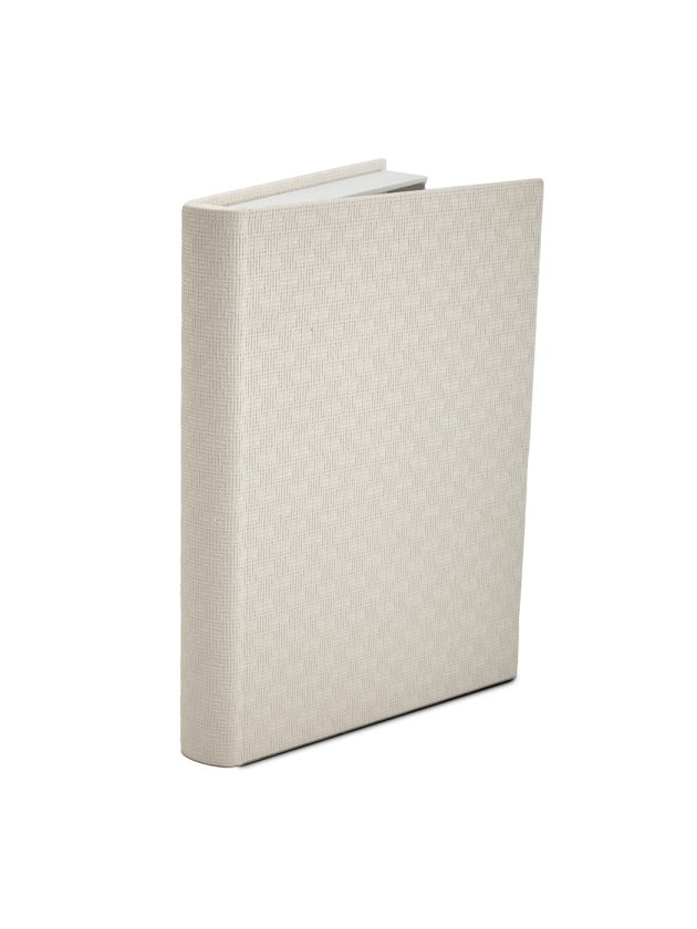 Caixa Organizadora Texturizada Livro Creme 32x23cm