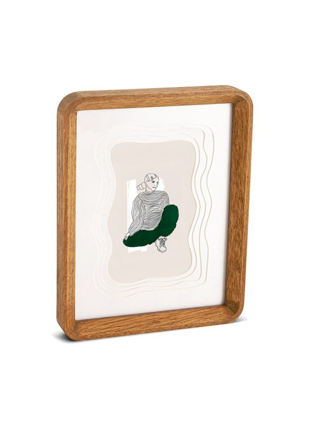 Quadro Porta Retrato Decorativo Retangular Menina