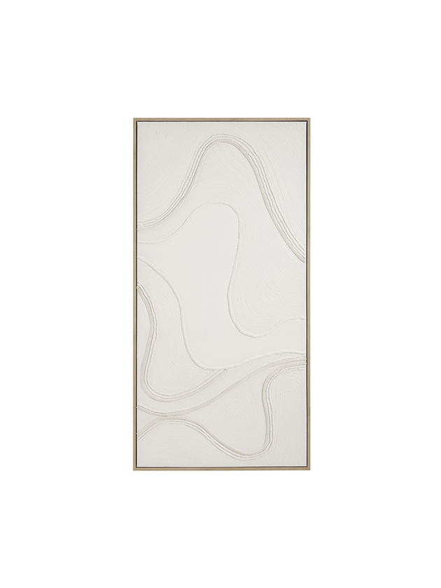 Quadro Decorativo Canvas Texturizado Cordes para Sala C