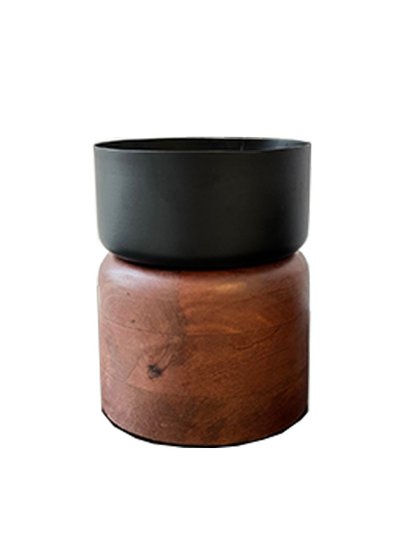 candelabro madeira ferro decorativo grande lili home decor