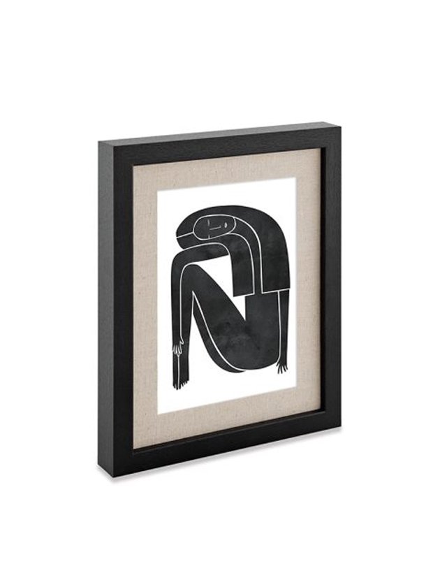 porta retrato linho moldura preta descanso 15 20 lili home decor