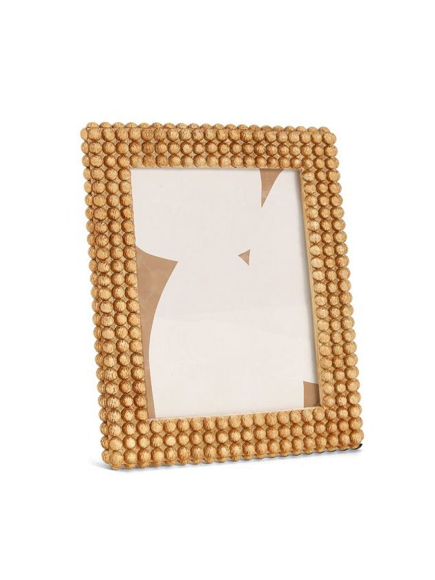 quadro porta retrato decorativo retangular bubbles dourado grande lili home decor