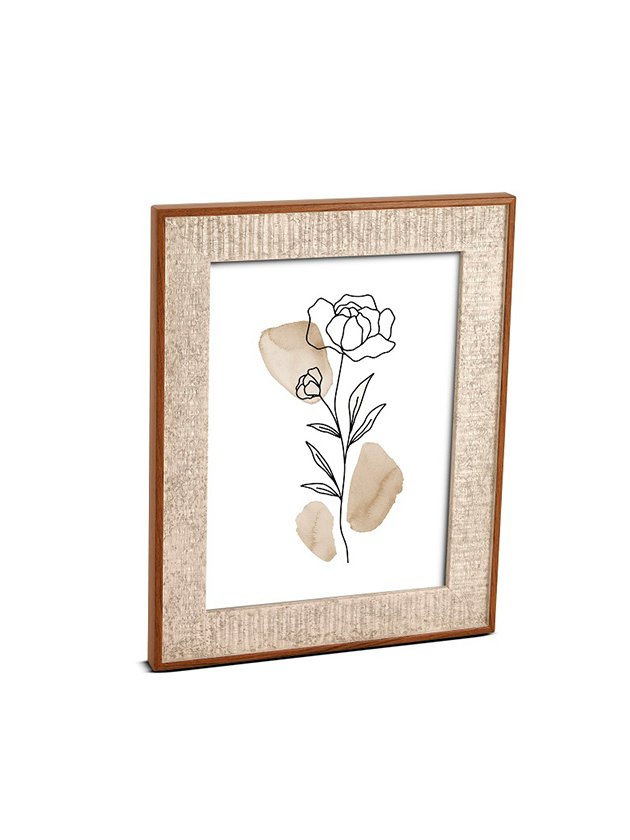 ramo porta retrato quadro poliestireno flor lili casa