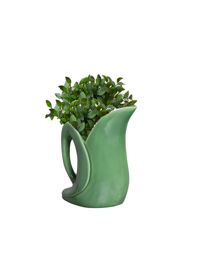 arranjo pick ceramica jarra verde lili casa home decor