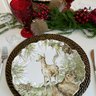 prato cervos natal fio de ouro maison blanche lili home decor