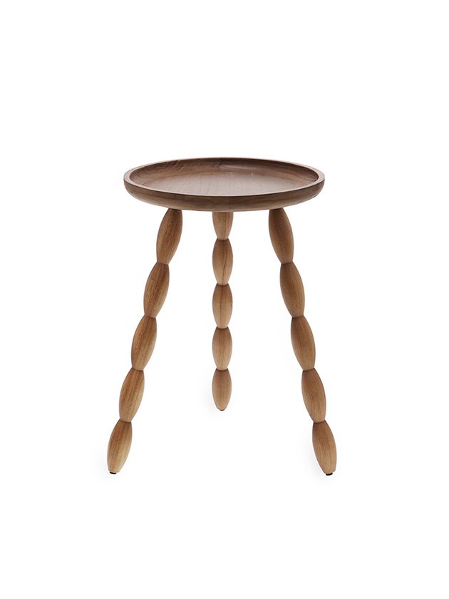 mesa lateral metal preta 38cm lili casa e construcao home decor