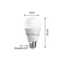 lampada led amarela soquete e27 12w 9w lili home decor
