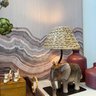 decoracao abajur africa elefante zanatta lili home decor
